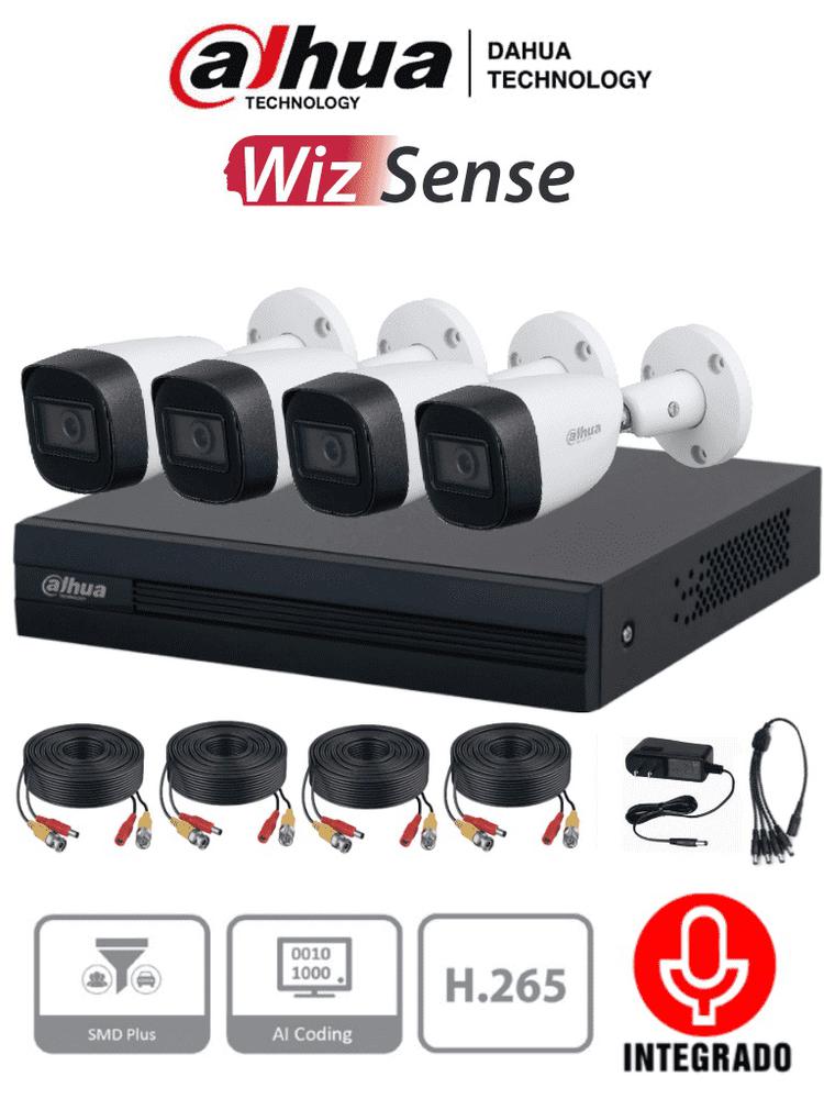 Kit de videovigilancia Dahua Technology DH-KIT/XVR1B04-I/4-HFW1200CMN-A-0280B-S5